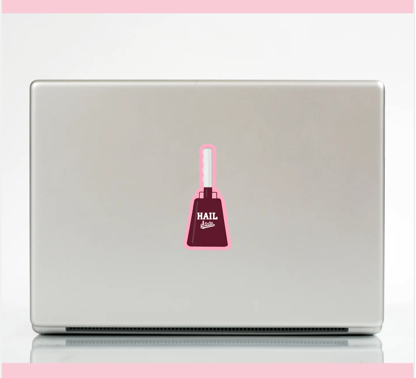 Bailey Made Art Co MSU Hail State Cowbell Sticker Sticker