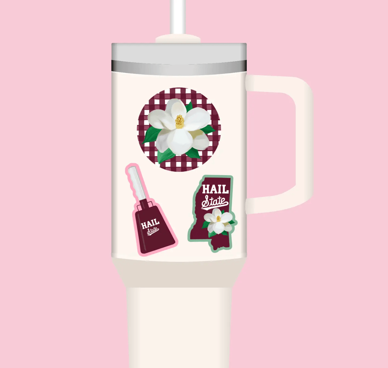 Bailey Made Art Co MSU Magnolia Vinyl Sticker Sticker