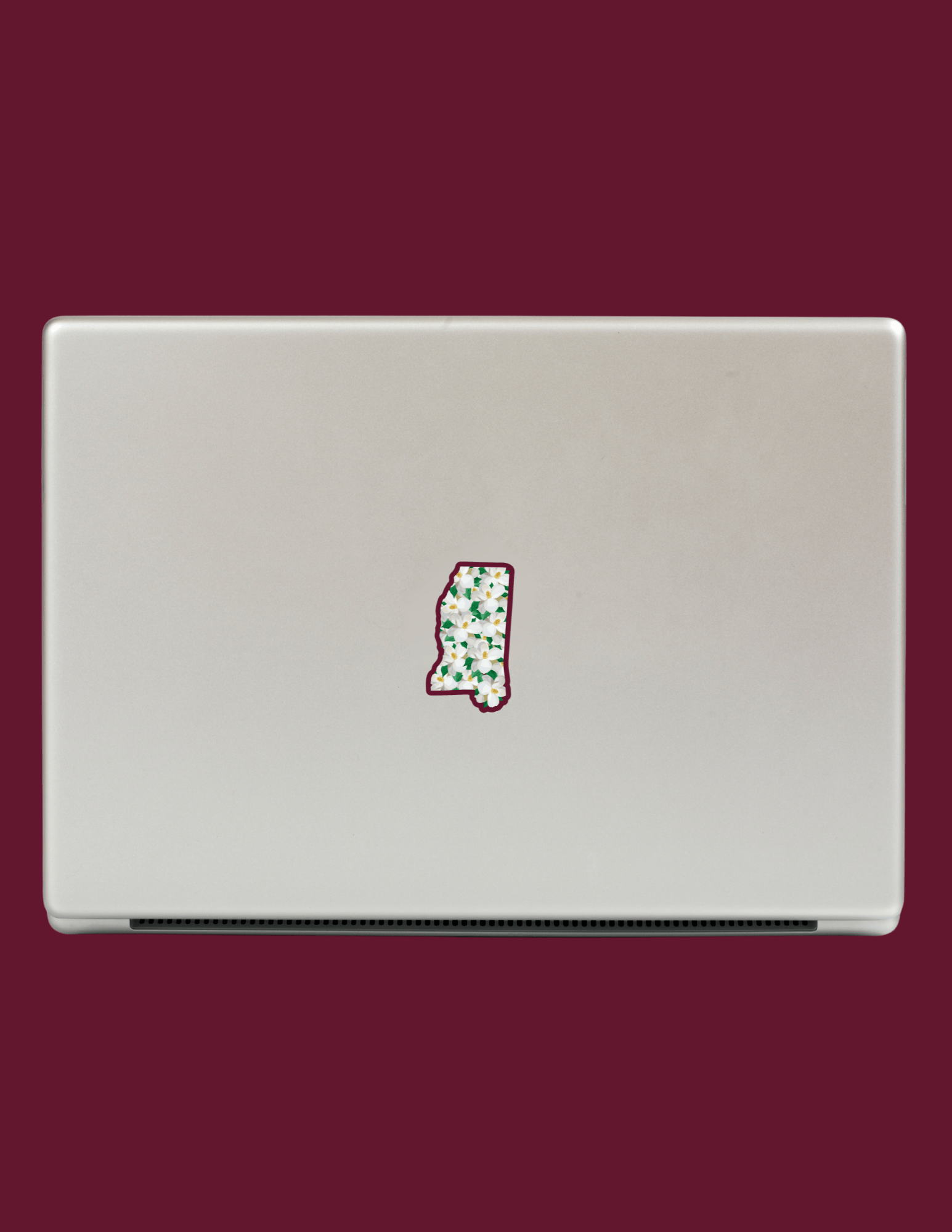 Bailey Made Art Co MSU Mississippi State Magnolia Vinyl Sticker Sticker