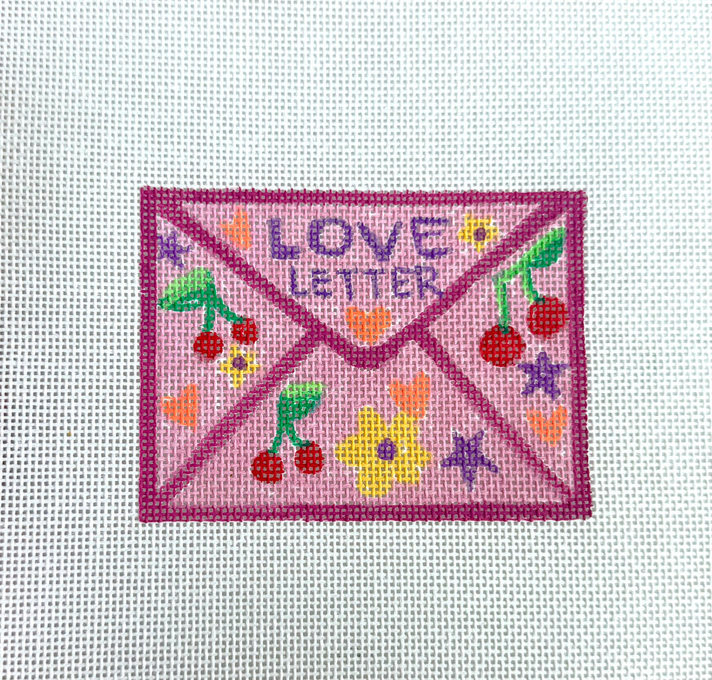 Bailey Made Art Co Needlepoint Canvas Love Letter Art
