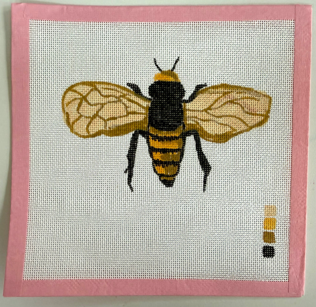 Bailey Made Art Co Needlepoint Canvas Queen Bee Art