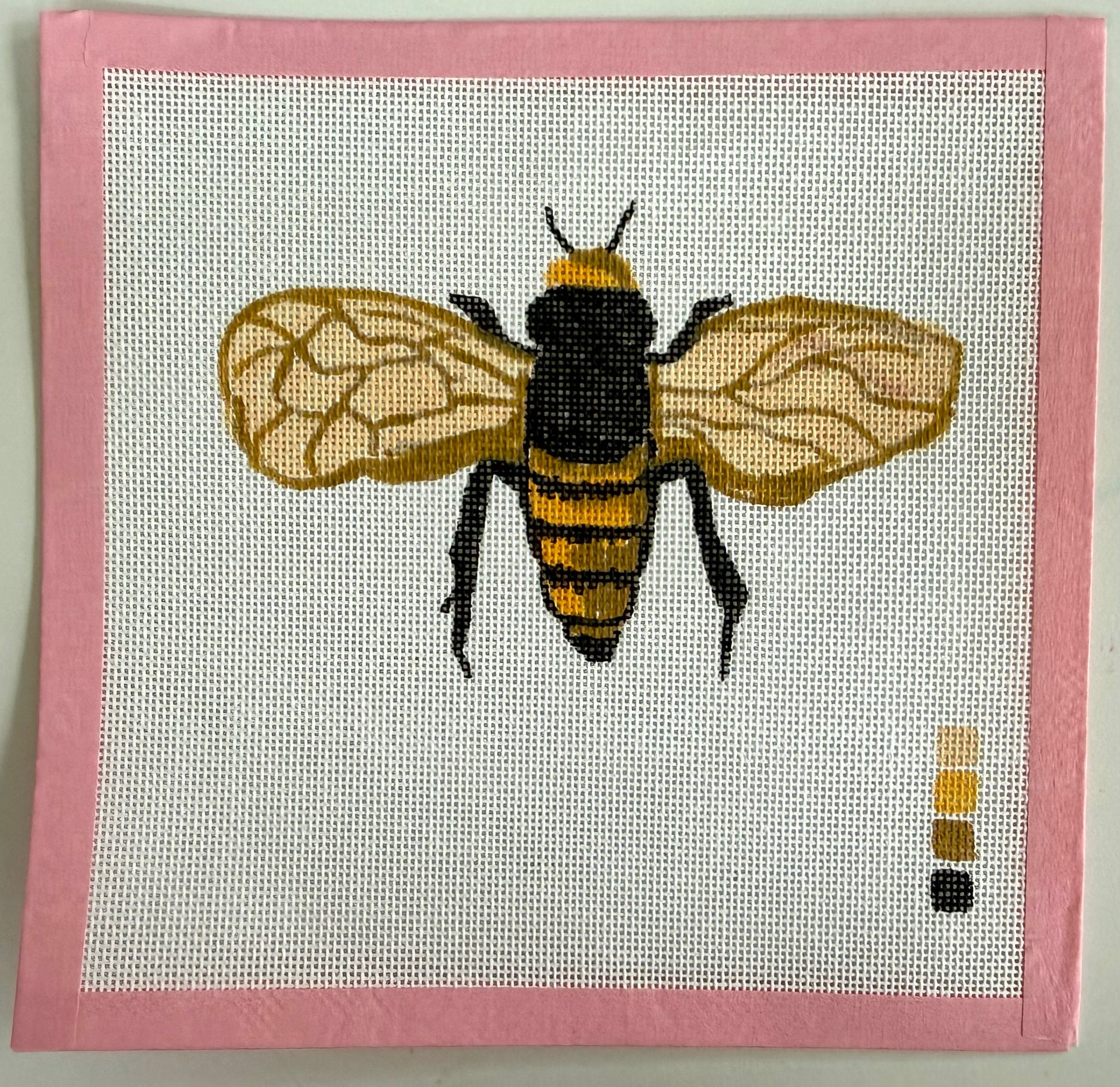 Bailey Made Art Co Needlepoint Canvas Queen Bee Art