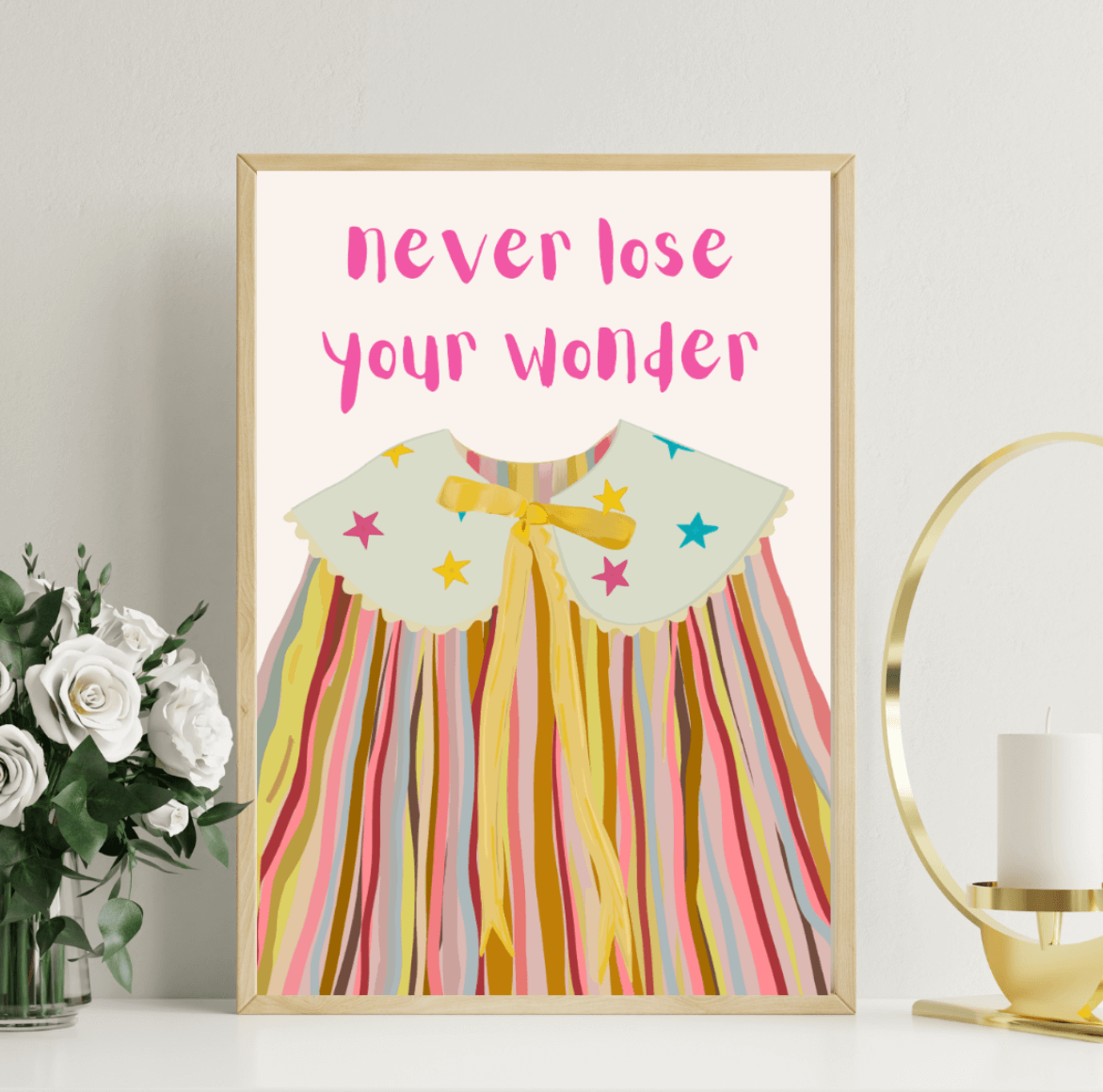 Bailey Made Art Co Never Lose Your Wonder Art Print Art