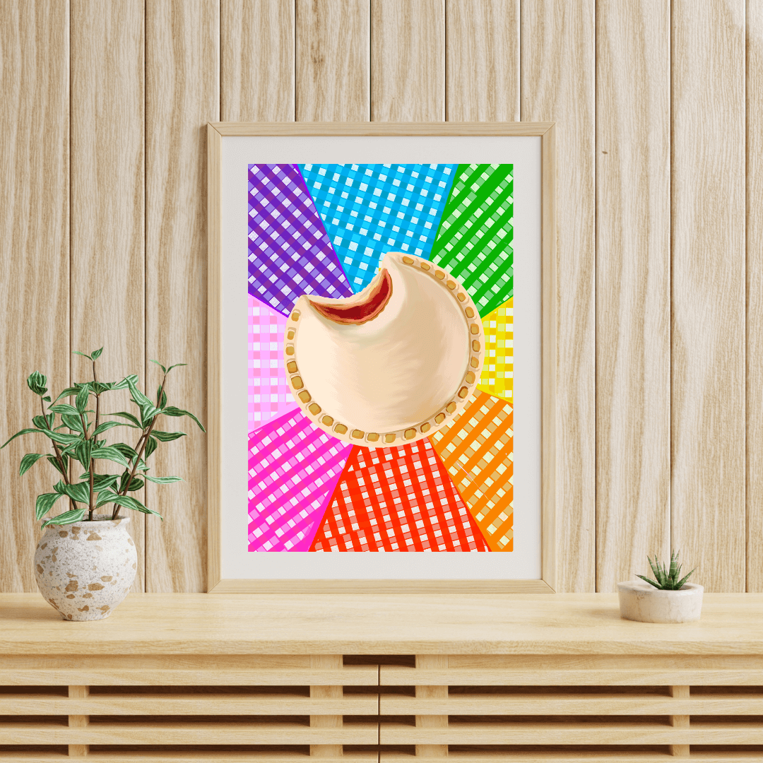 Bailey Made Art Co Nostalgia Uncrustable Art Print Art