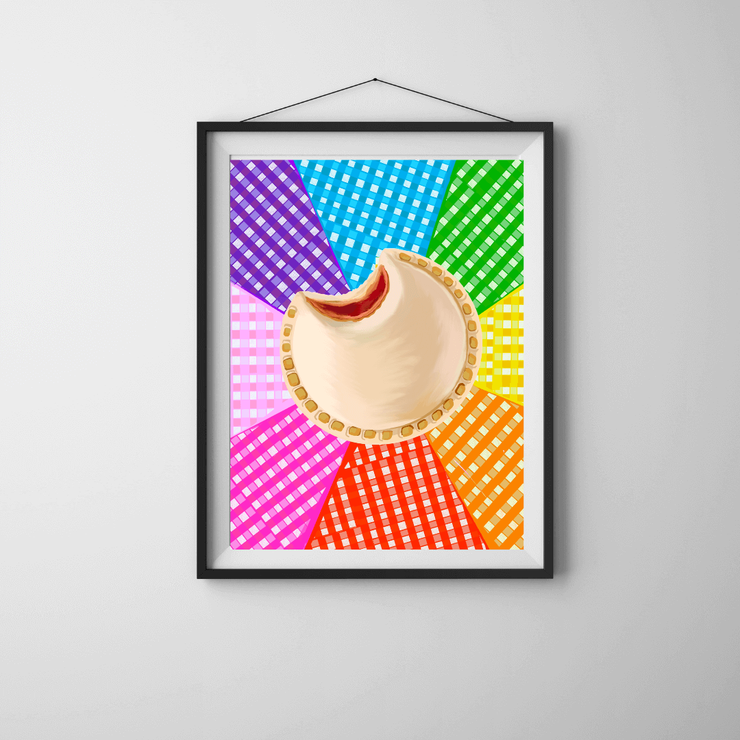 Bailey Made Art Co Nostalgia Uncrustable Art Print Art
