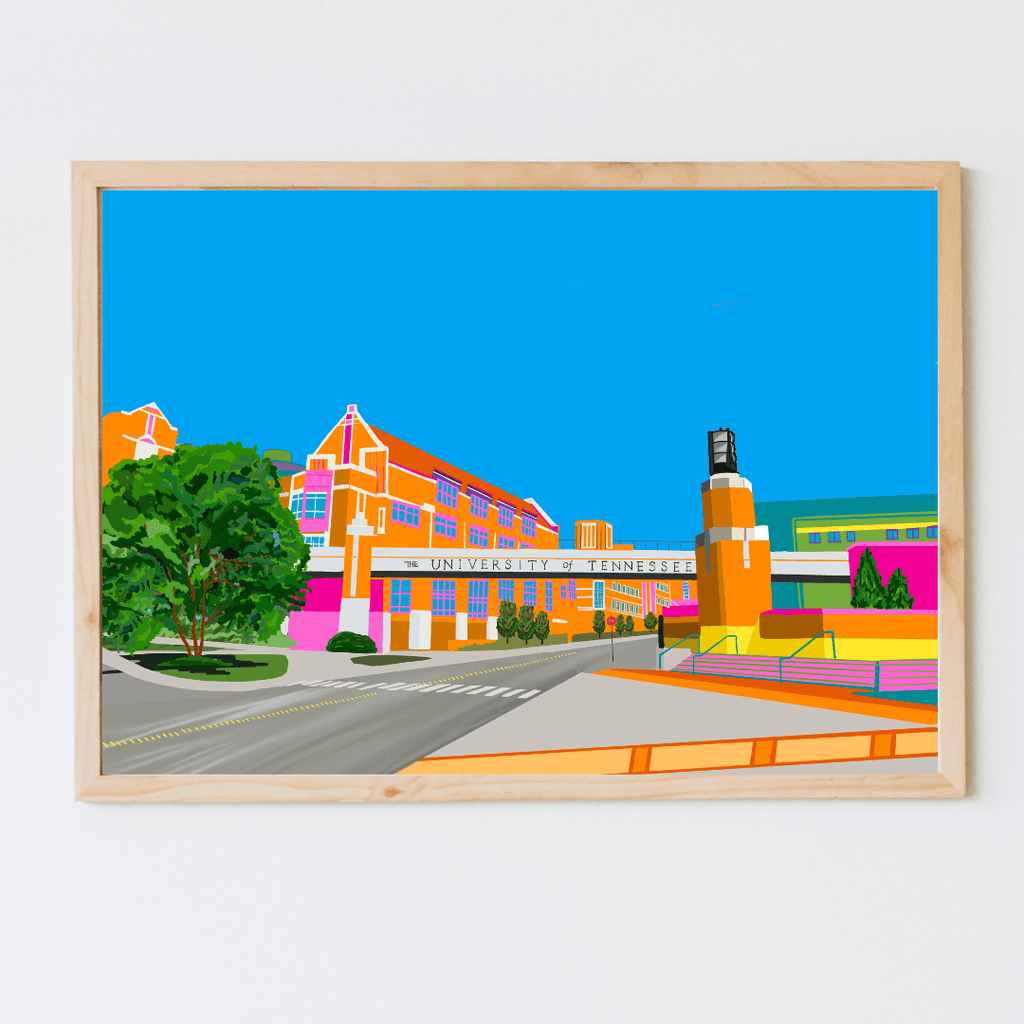 Bailey Made Art Co Officially Licensed University of Tennessee Stadium Art