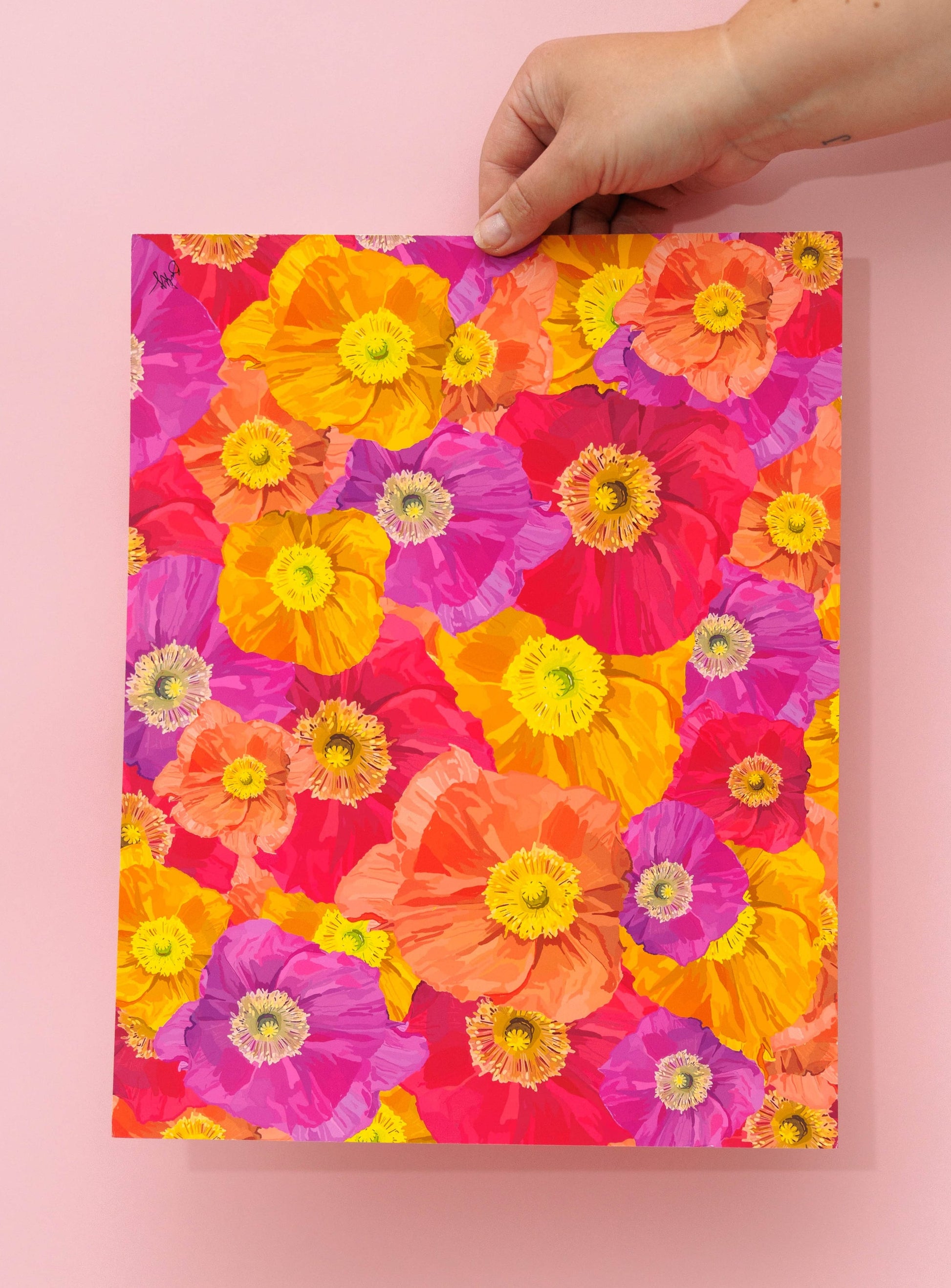 Bailey Made Art Co Poppies Art Print Art