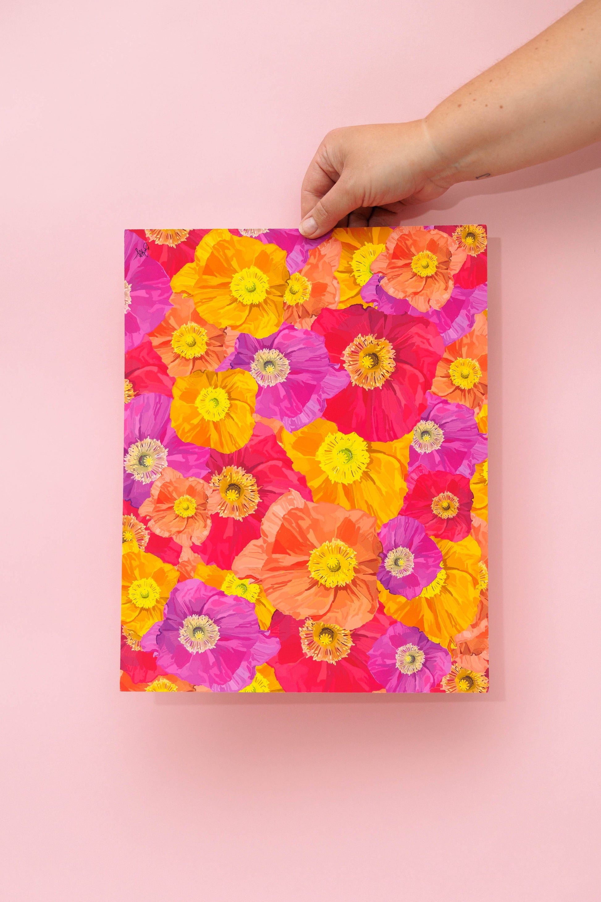 Bailey Made Art Co Poppies Art Print Art