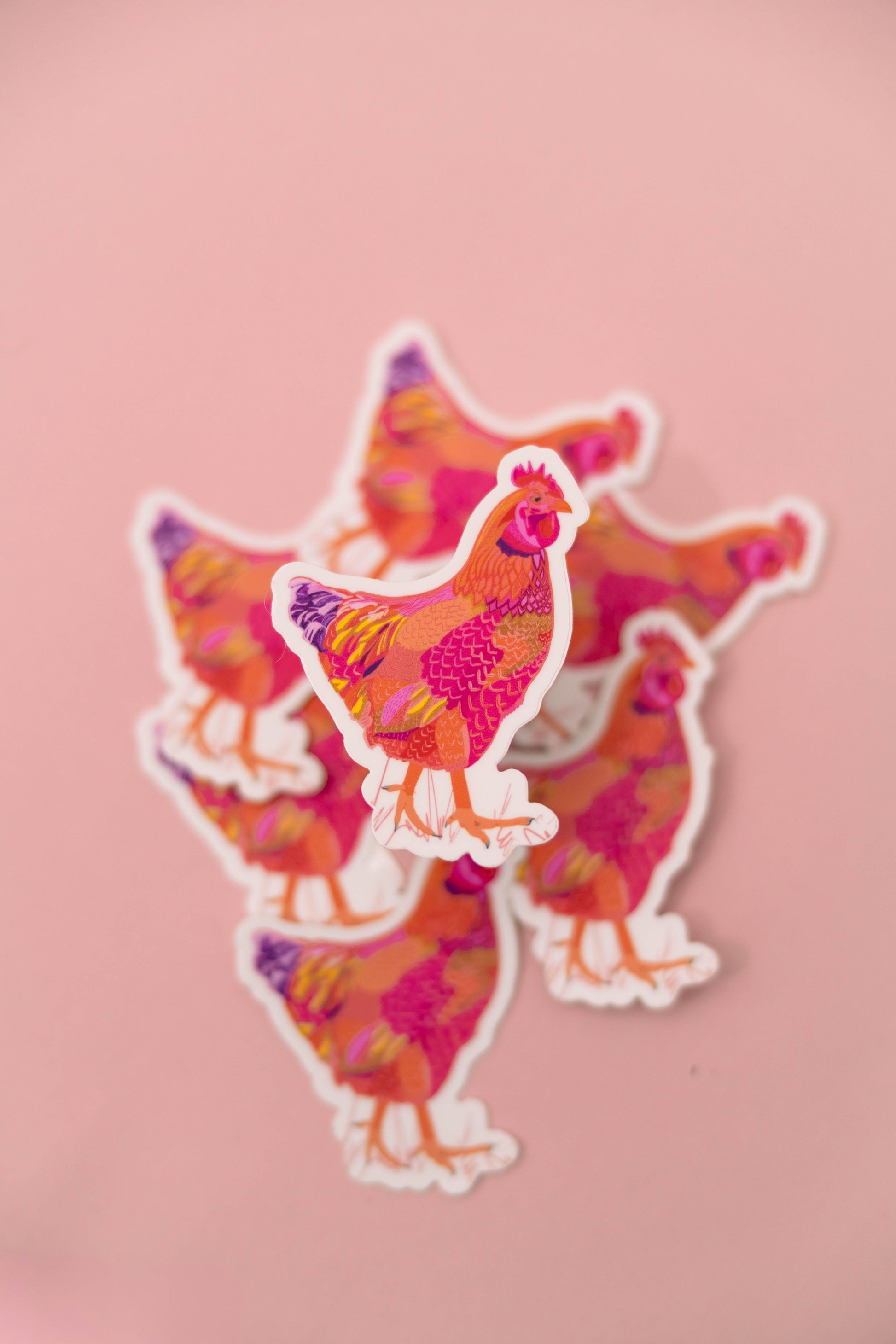 Bailey Made Art Co Rita Chickita Chicken Vinyl Sticker Sticker