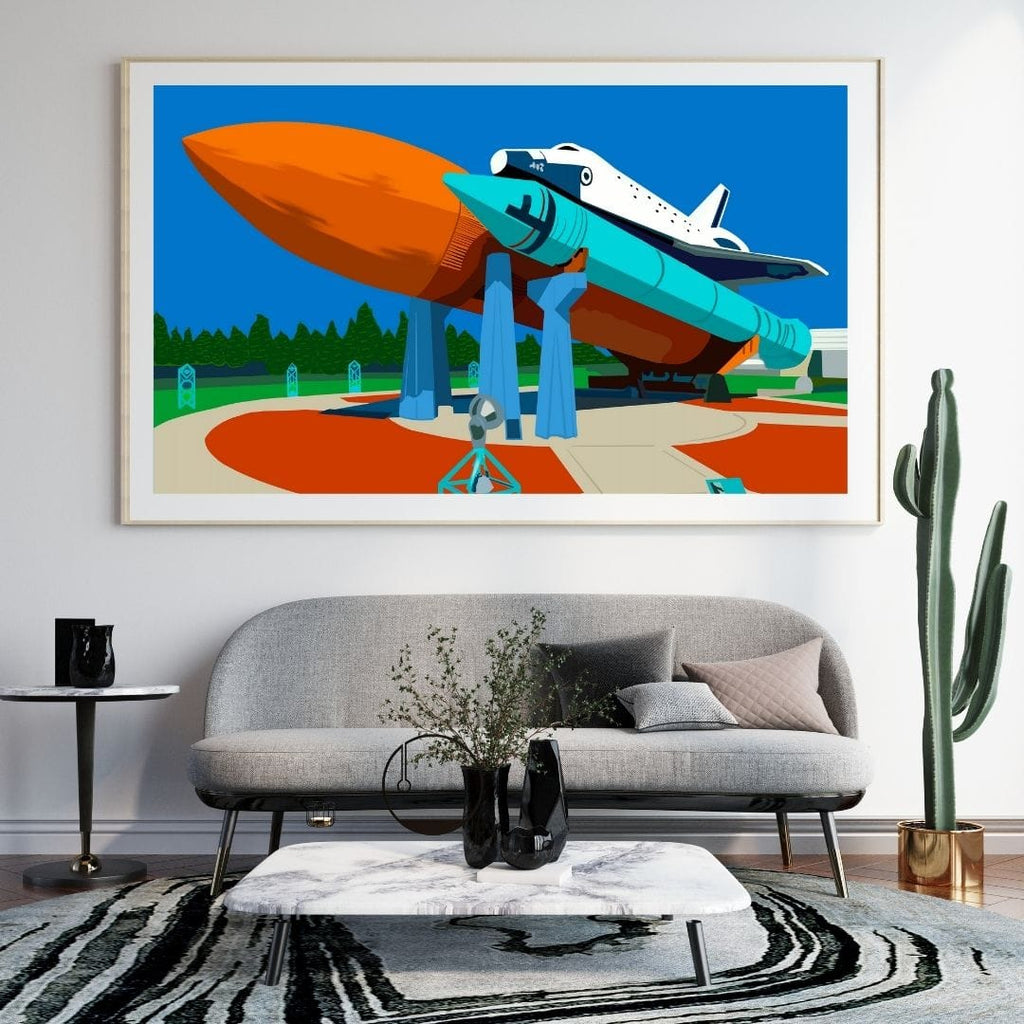 Bailey Made Art Co Rocket City Print (Huntsville, AL) Art