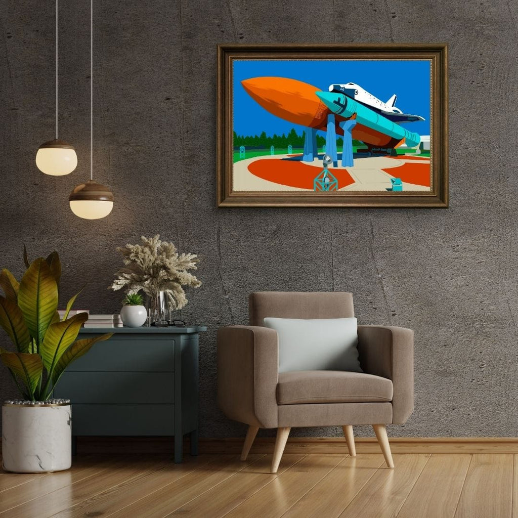 Bailey Made Art Co Rocket City Print (Huntsville, AL) Art
