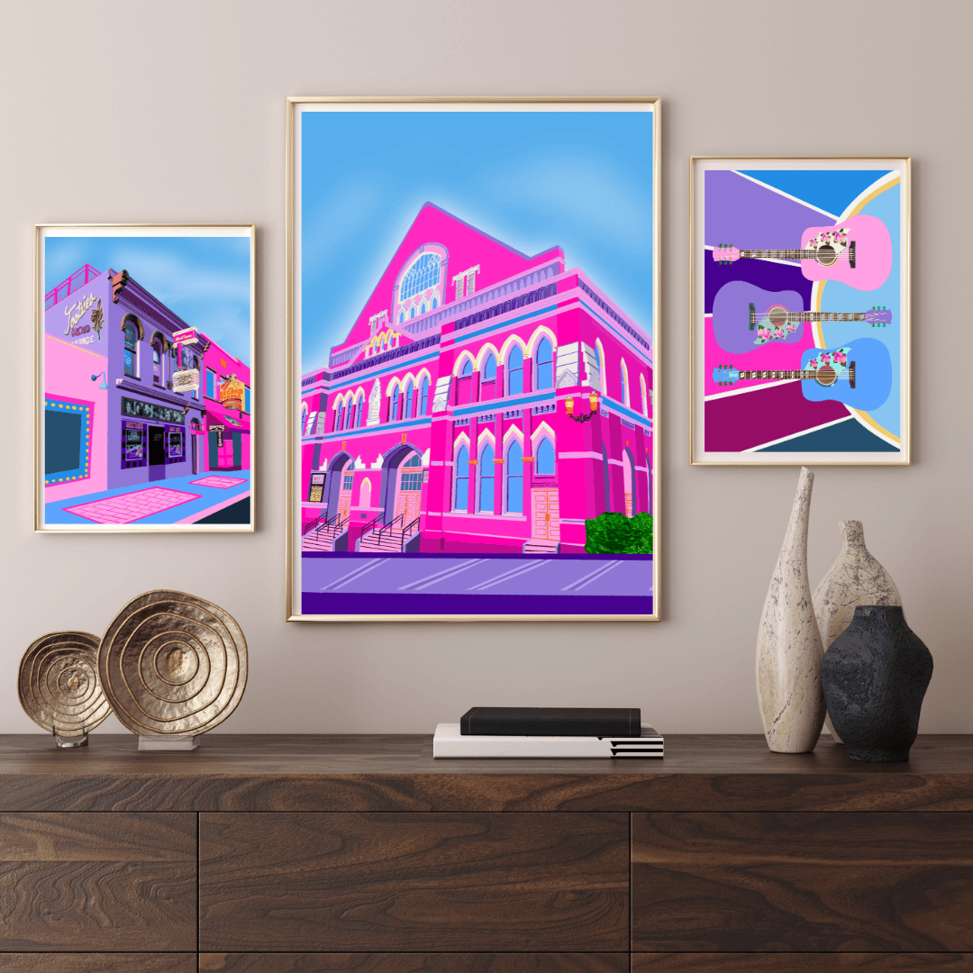 Bailey Made Art Co Ryman Audtorium- Nashville Landmark Art