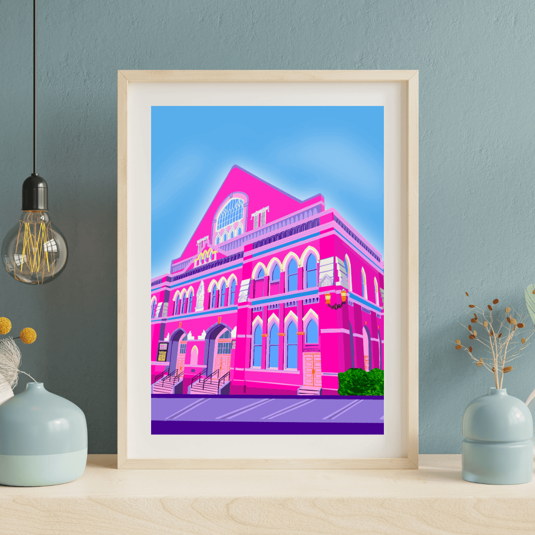 Bailey Made Art Co Ryman Audtorium- Nashville Landmark Art