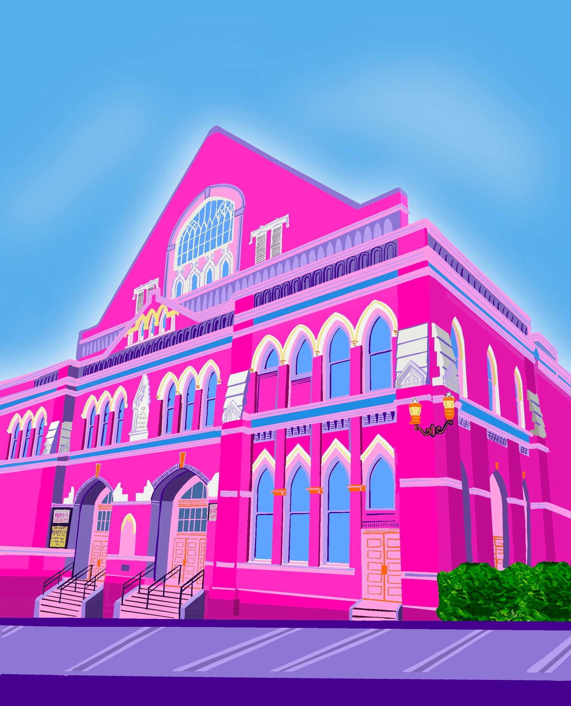 Bailey Made Art Co Ryman Audtorium- Nashville Landmark Art