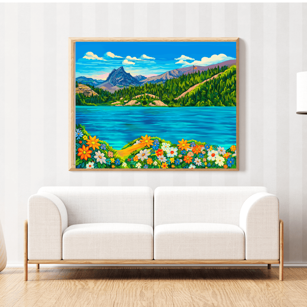 Bailey Made Art Co Salt Lake City Art Print Art
