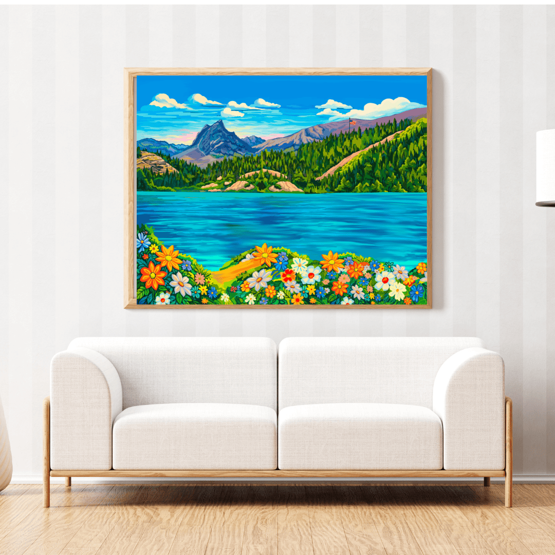 Bailey Made Art Co Salt Lake City Art Print Art