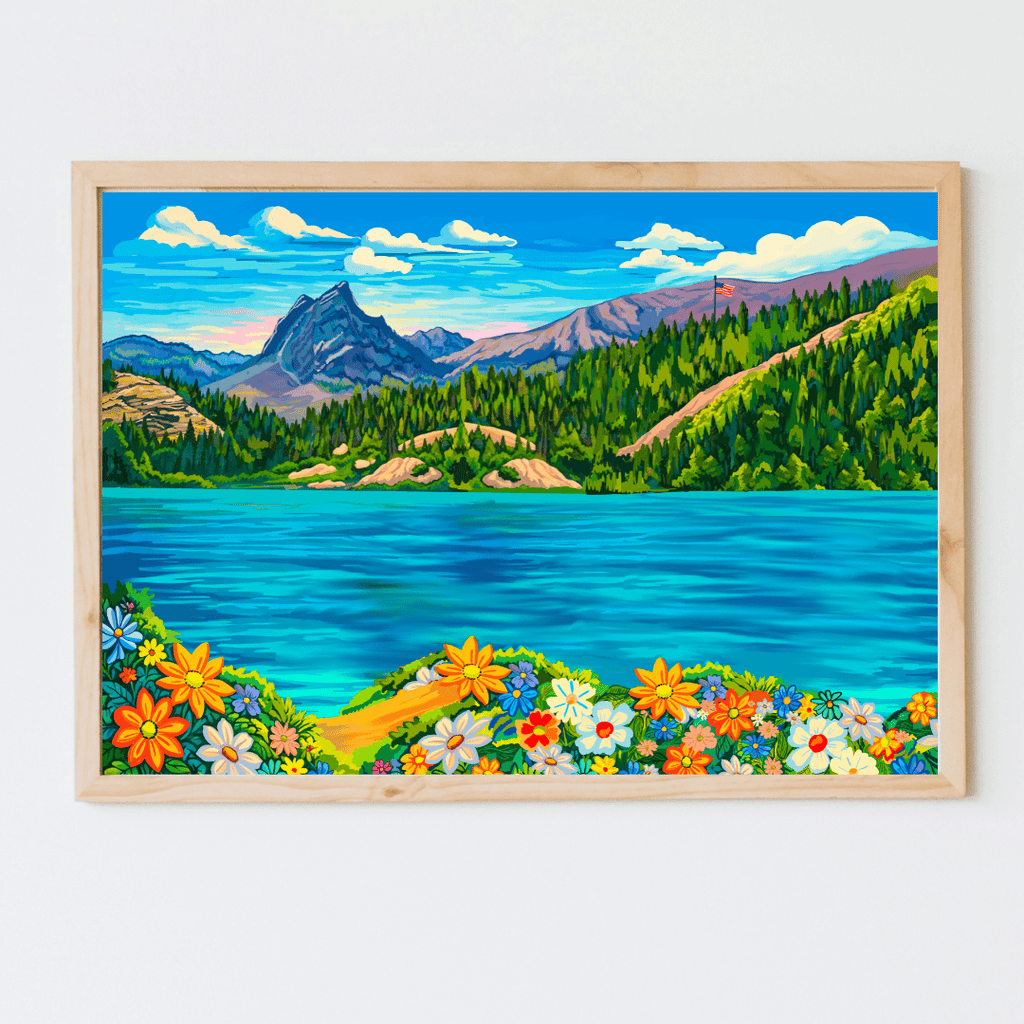 Bailey Made Art Co Salt Lake City Art Print Art