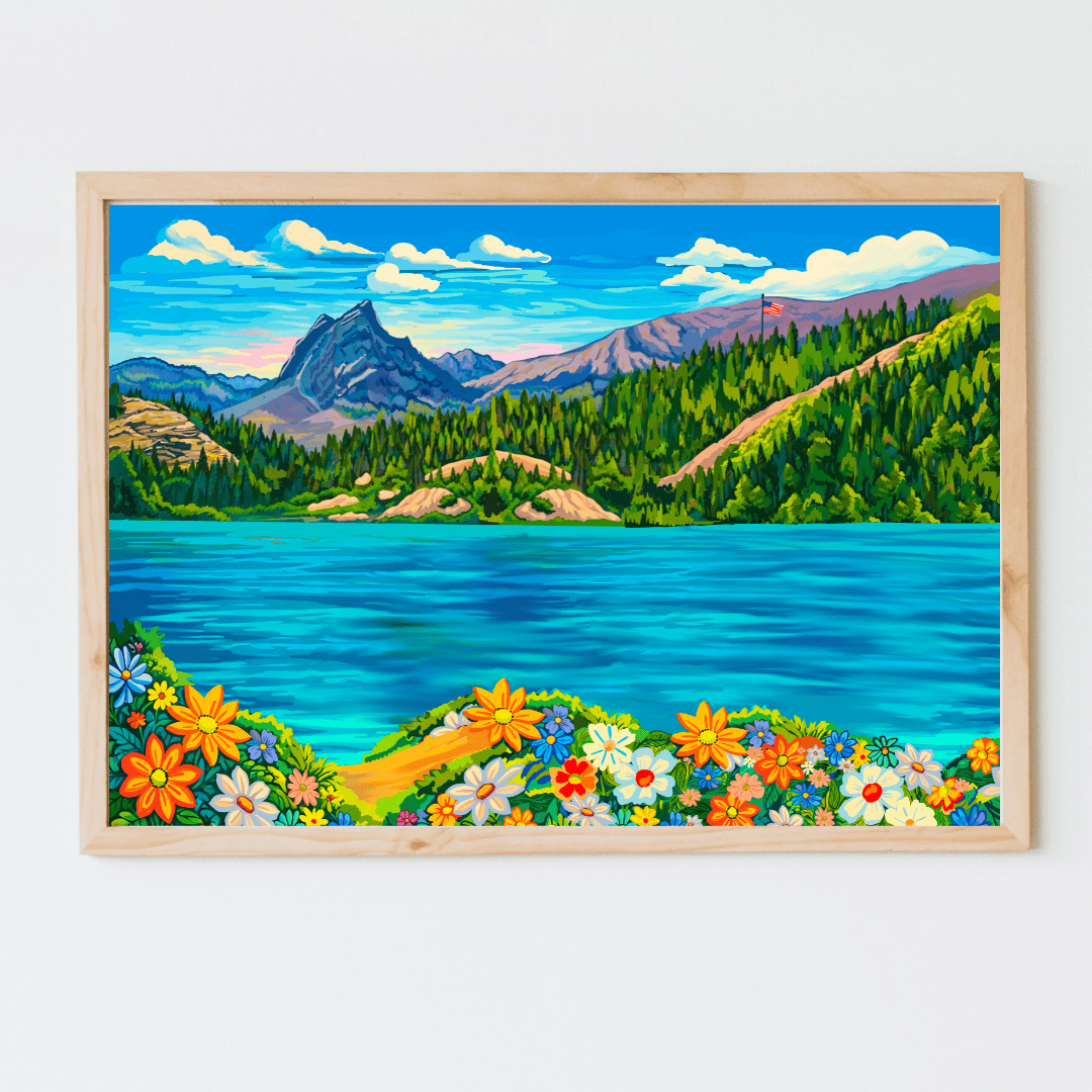 Bailey Made Art Co Salt Lake City Art Print Art