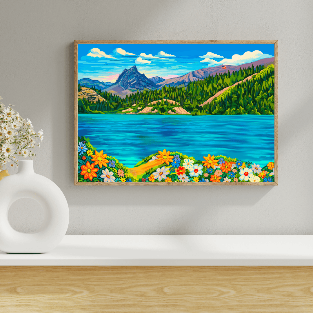 Bailey Made Art Co Salt Lake City Art Print Art