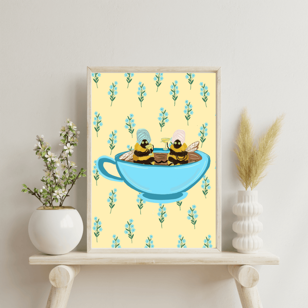 Bailey Made Art Co Spill the Tea, Honey! Art