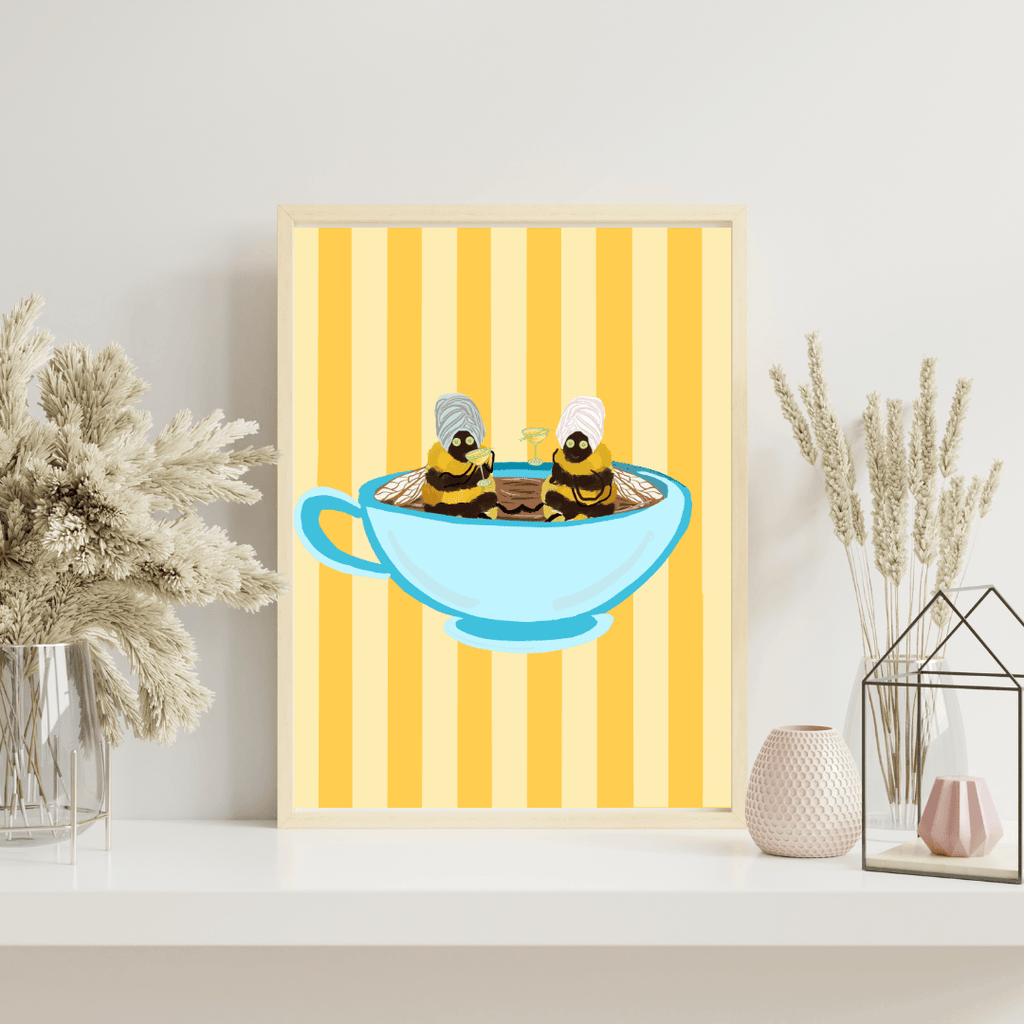 Bailey Made Art Co Spill the Tea, Honey! Art