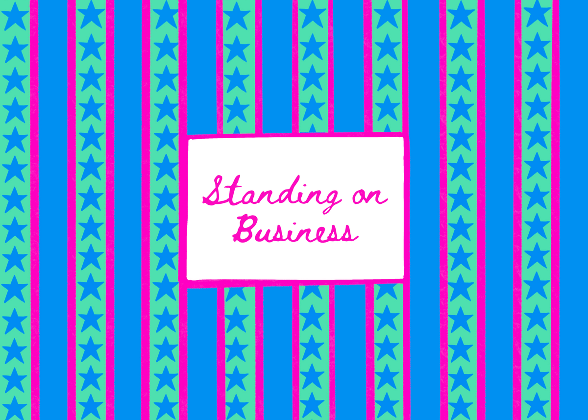 Bailey Made Art Co Standing on Business Only Art Print Art