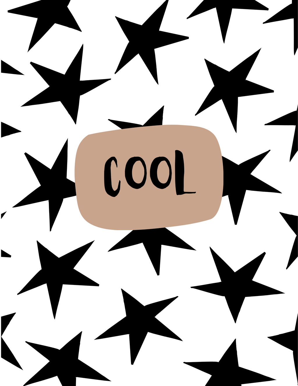 Bailey Made Art Co Stars "Cool" Art Print Art