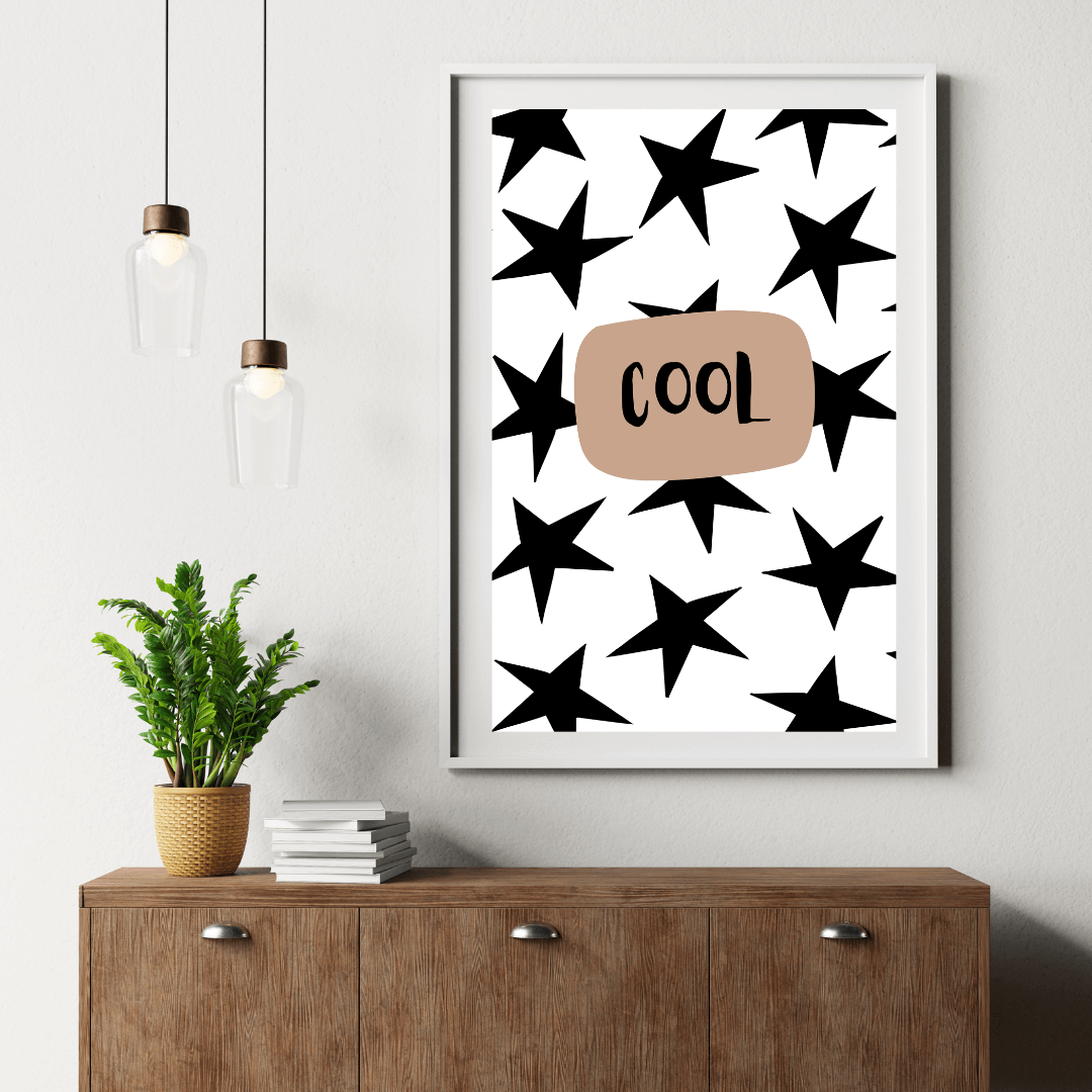 Bailey Made Art Co Stars "Cool" Art Print Art