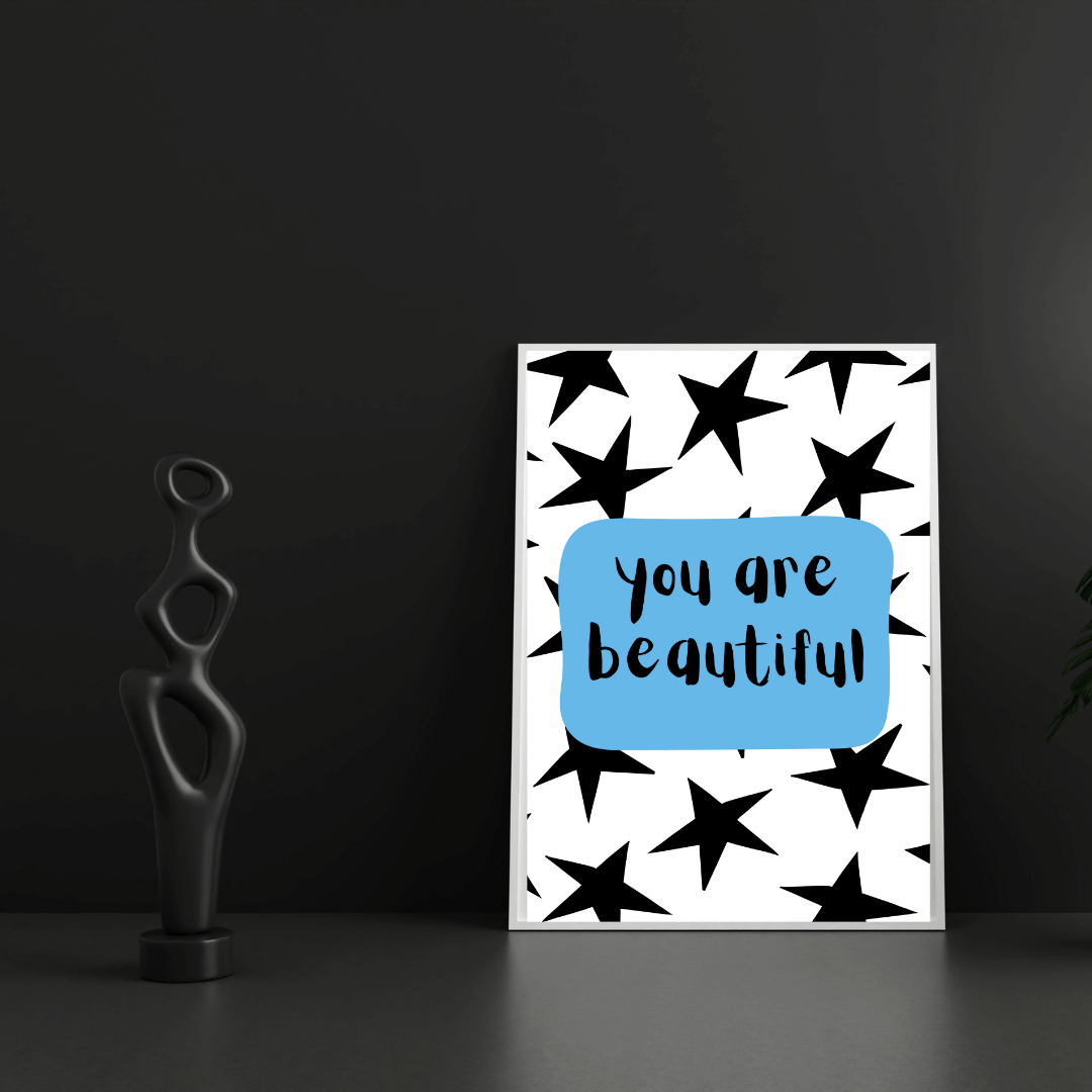 Bailey Made Art Co Stars "You are Beautiful" Art