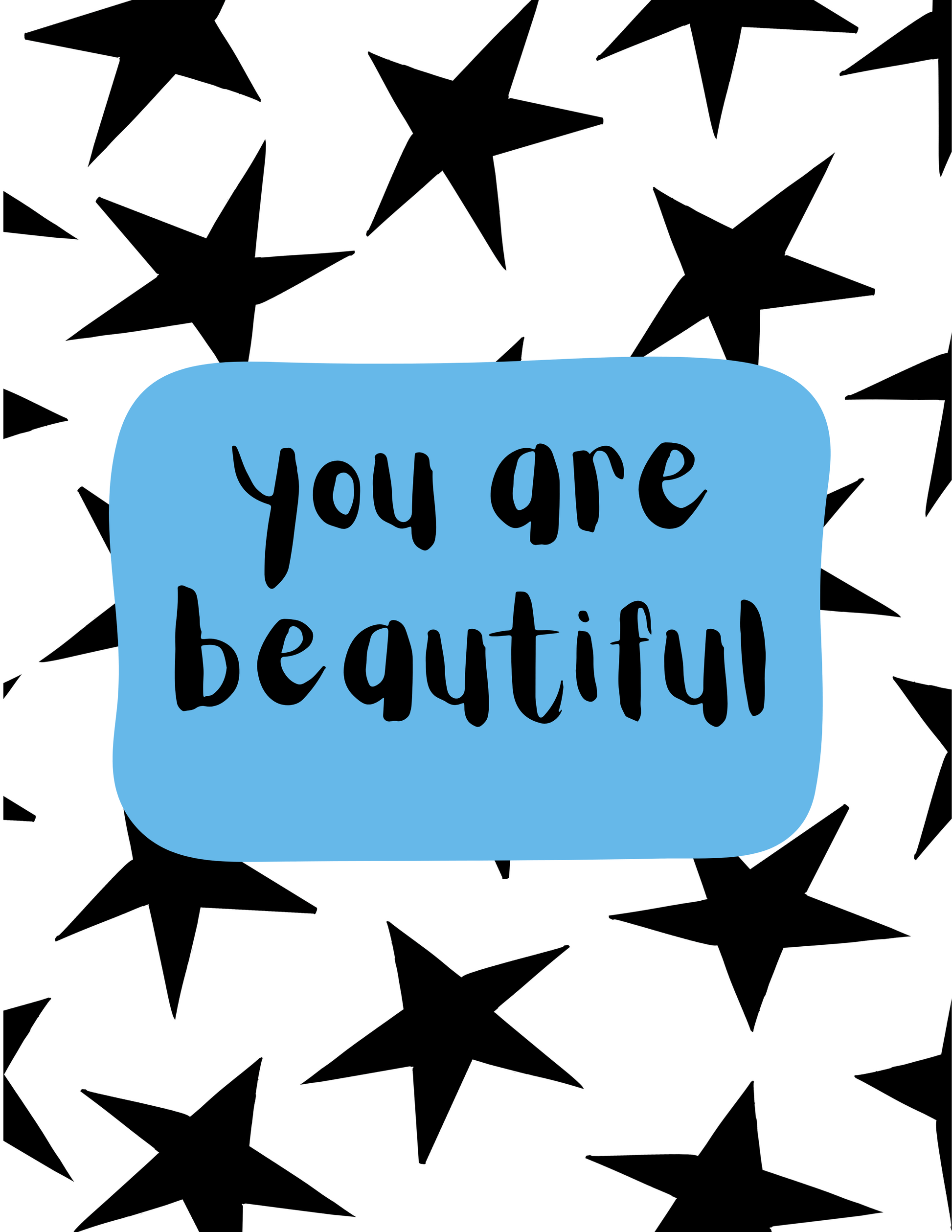 Bailey Made Art Co Stars "You are Beautiful" Art