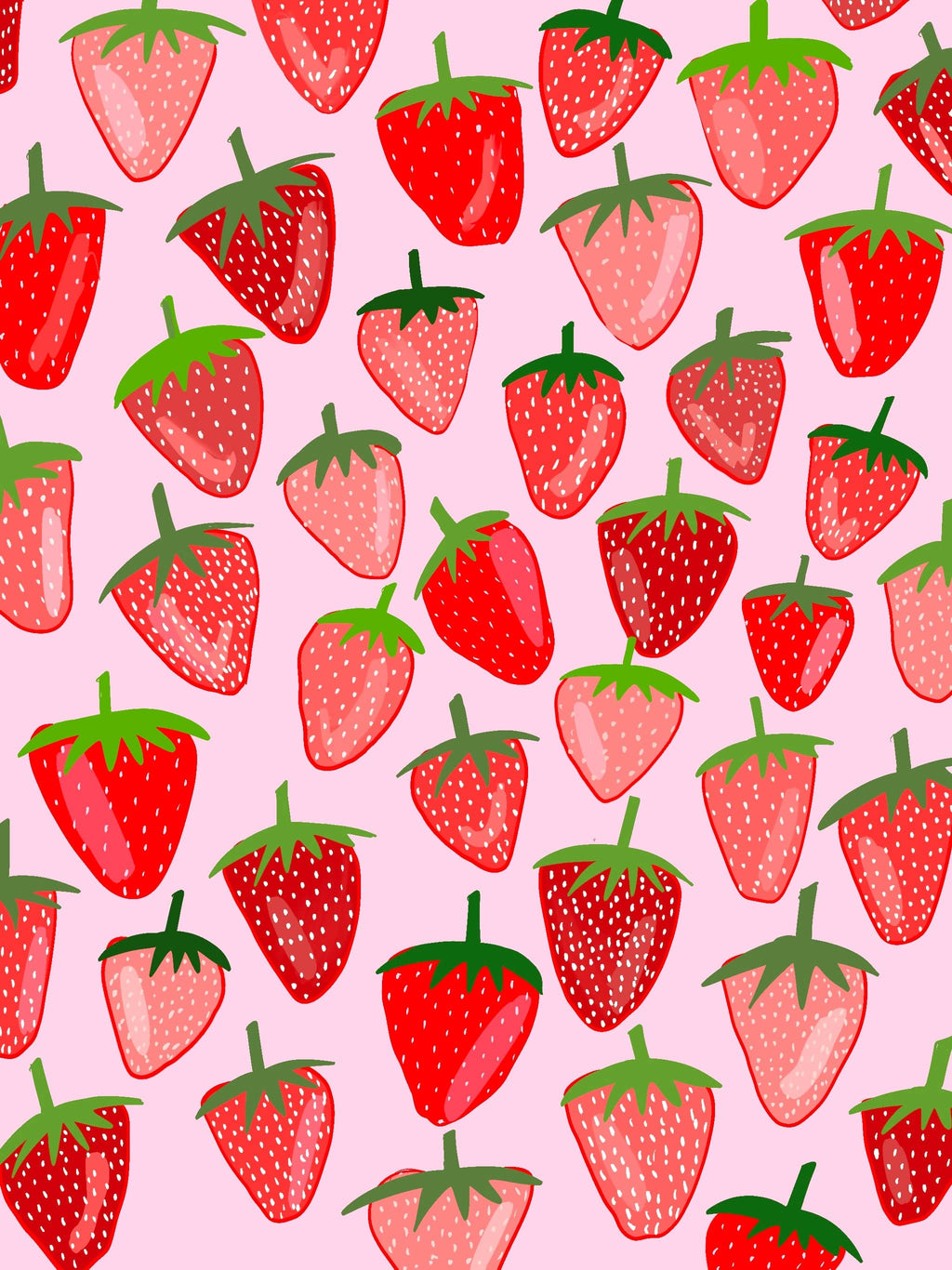 Bailey Made Art Co Strawberry Season Art Print Art