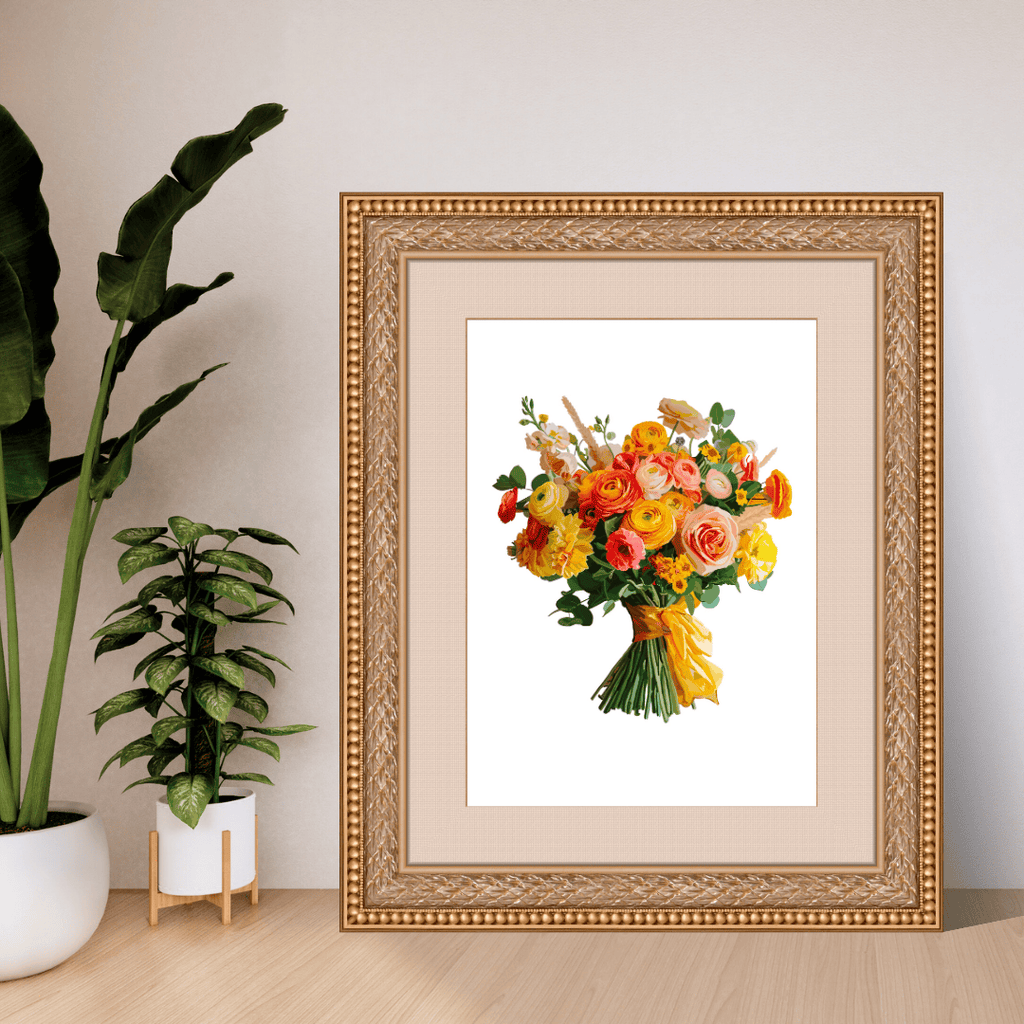 Bailey Made Art Co Sweet Caroline Bouquet Art Print Art