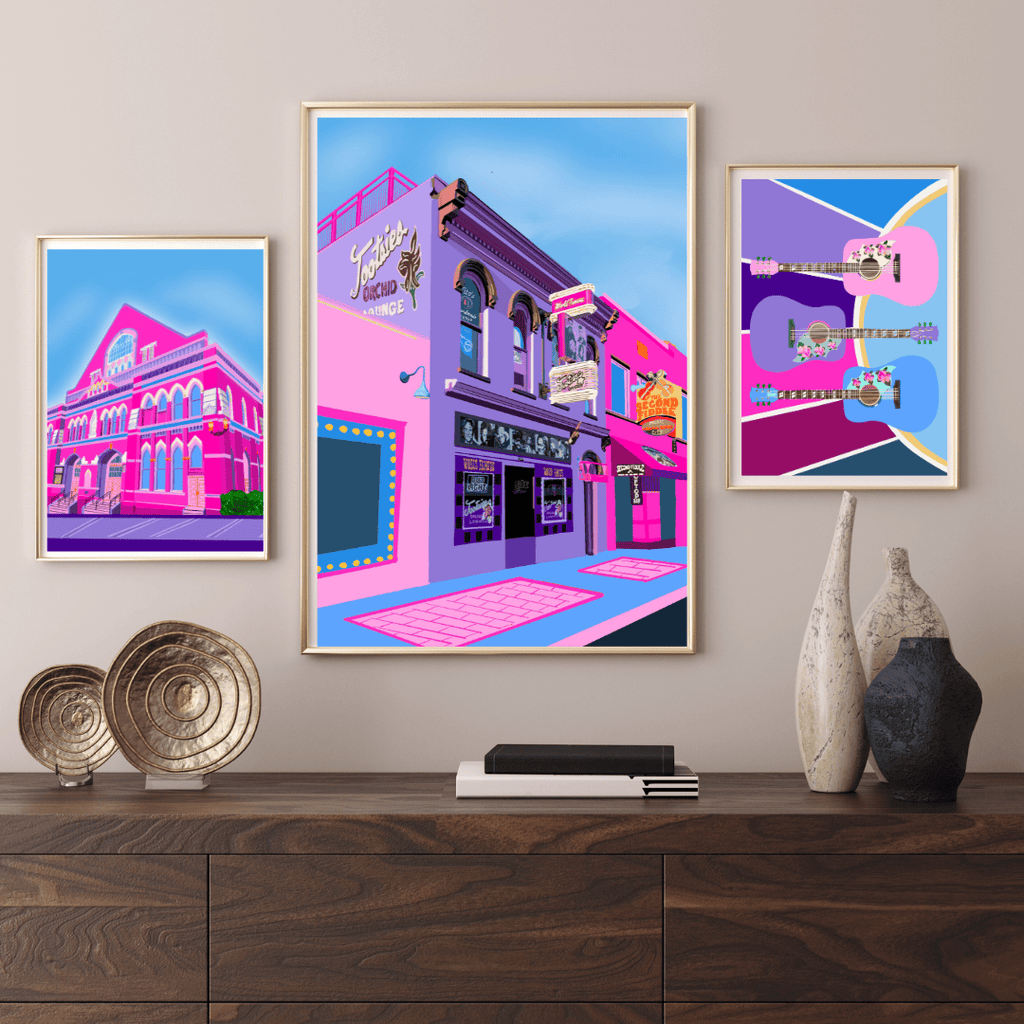 Bailey Made Art Co Tootsies Lounge- Nashville Landmark Art