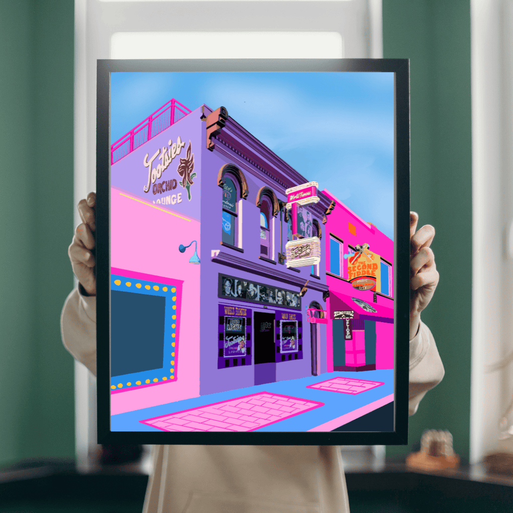 Bailey Made Art Co Tootsies Lounge- Nashville Landmark Art