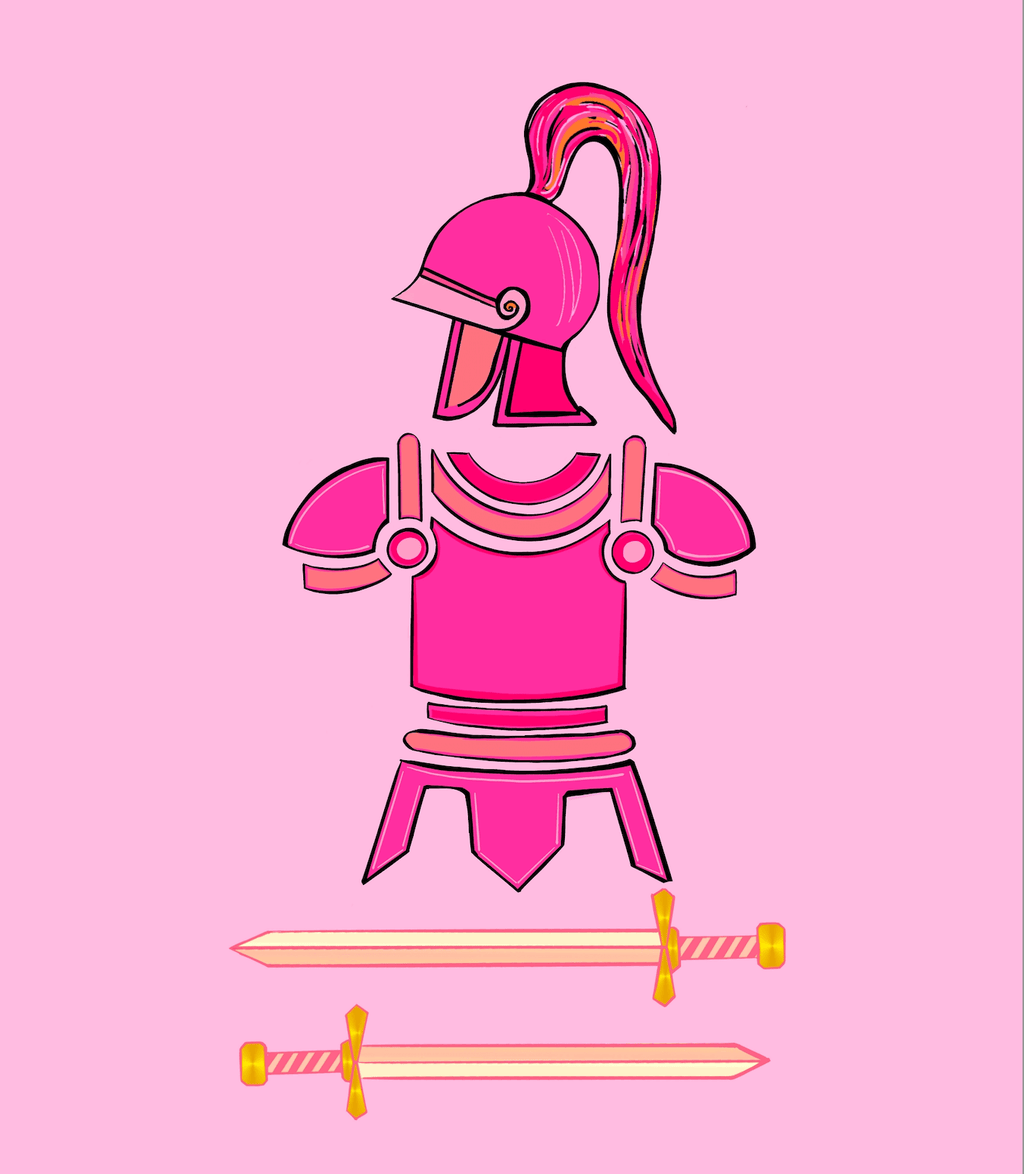 Bailey Made Art Co Trojan Girlie Pop Art Print Art