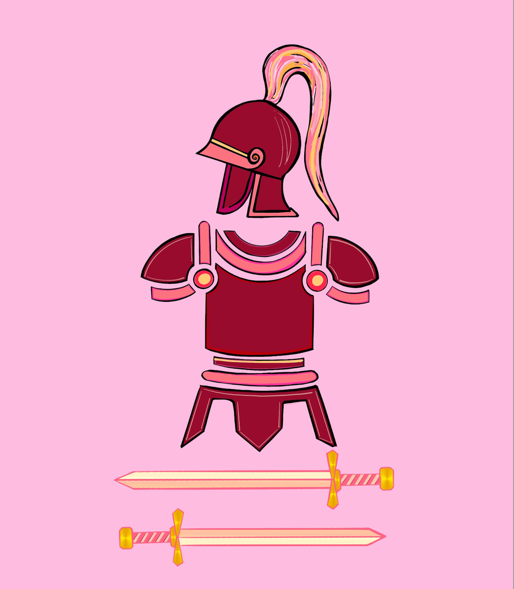 Bailey Made Art Co Trojan Girlie Pop Art Print Art
