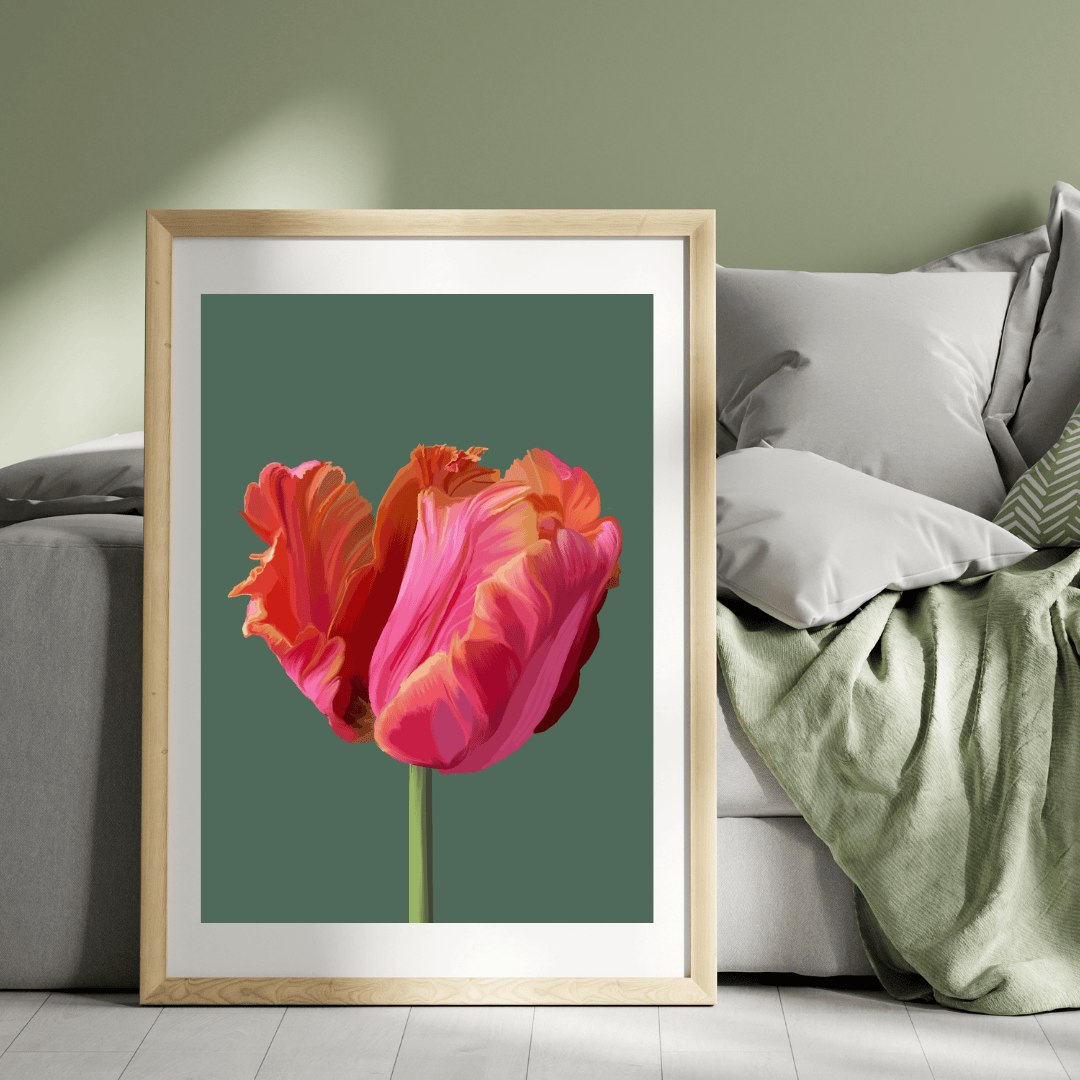 Bailey Made Art Co Tulip Art Print Art