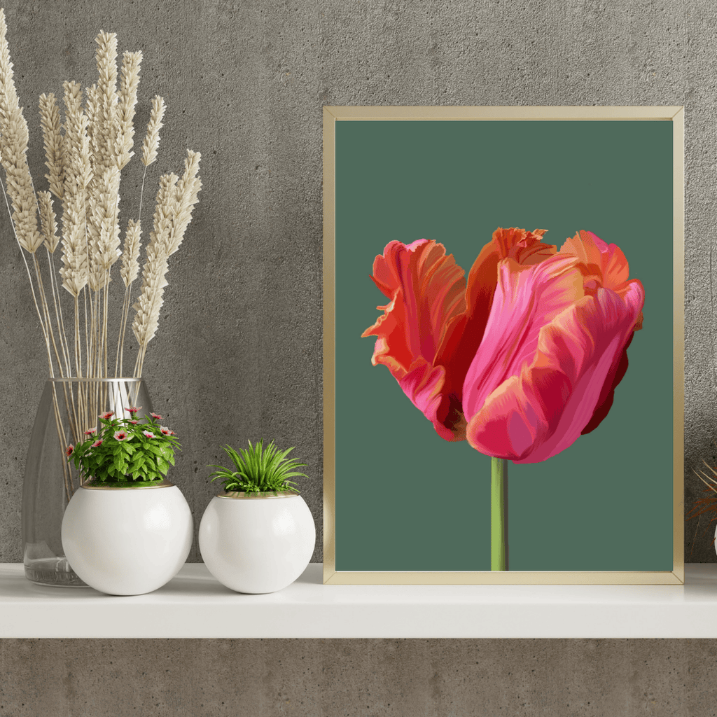 Bailey Made Art Co Tulip Art Print Art