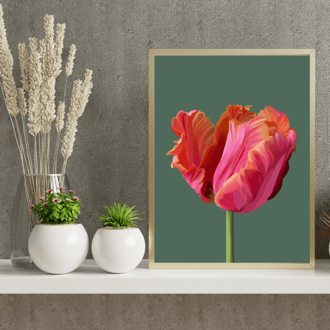 Bailey Made Art Co Tulip Art Print Art