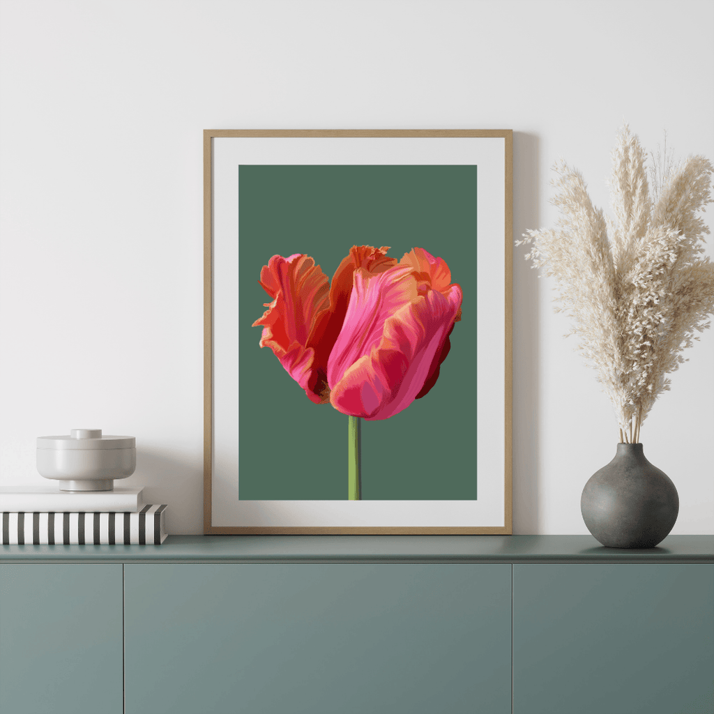 Bailey Made Art Co Tulip Art Print Art