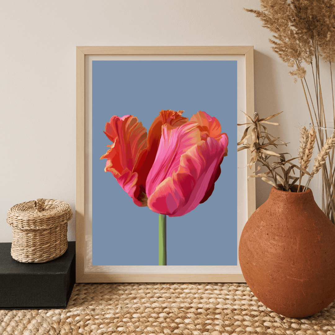 Bailey Made Art Co Tulip Art Print Art