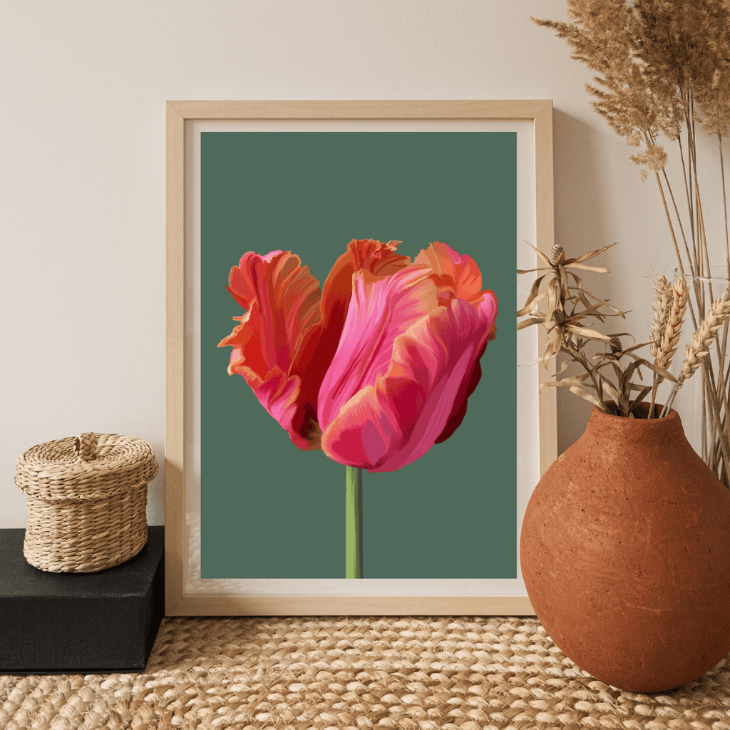 Bailey Made Art Co Tulip Art Print Art