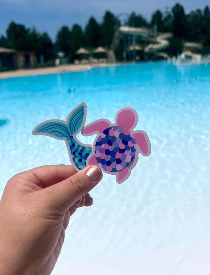 Bailey Made Art Co Turtle Vinyl Sticker Sticker