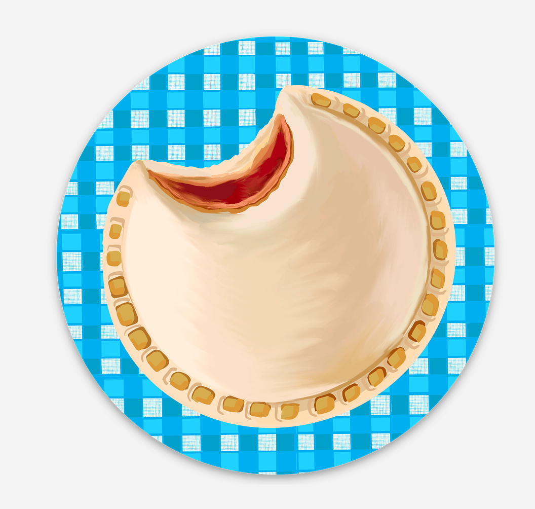 Bailey Made Art Co Uncrustable Vinyl Sticker Sticker