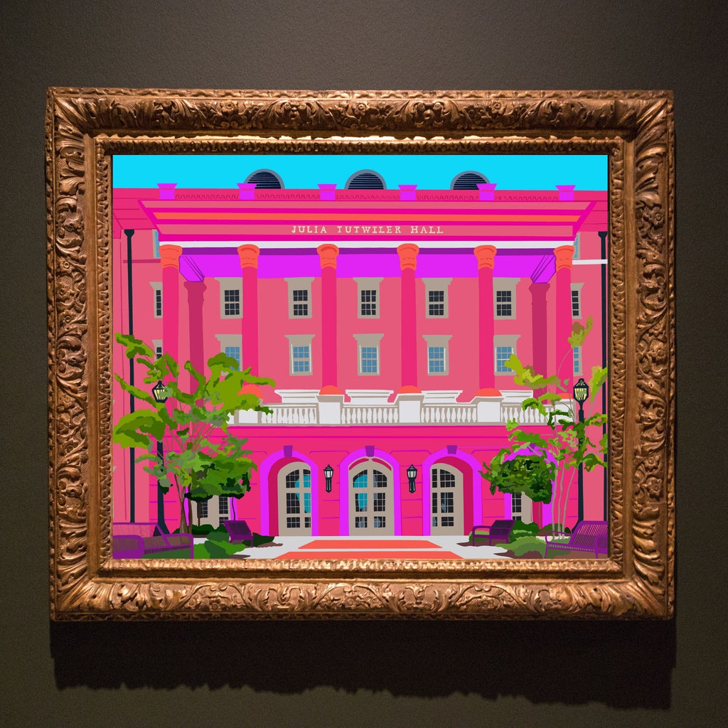 Bailey Made Art Co University of Alabama Julia Tutwiler Housing Officially Licensed Art