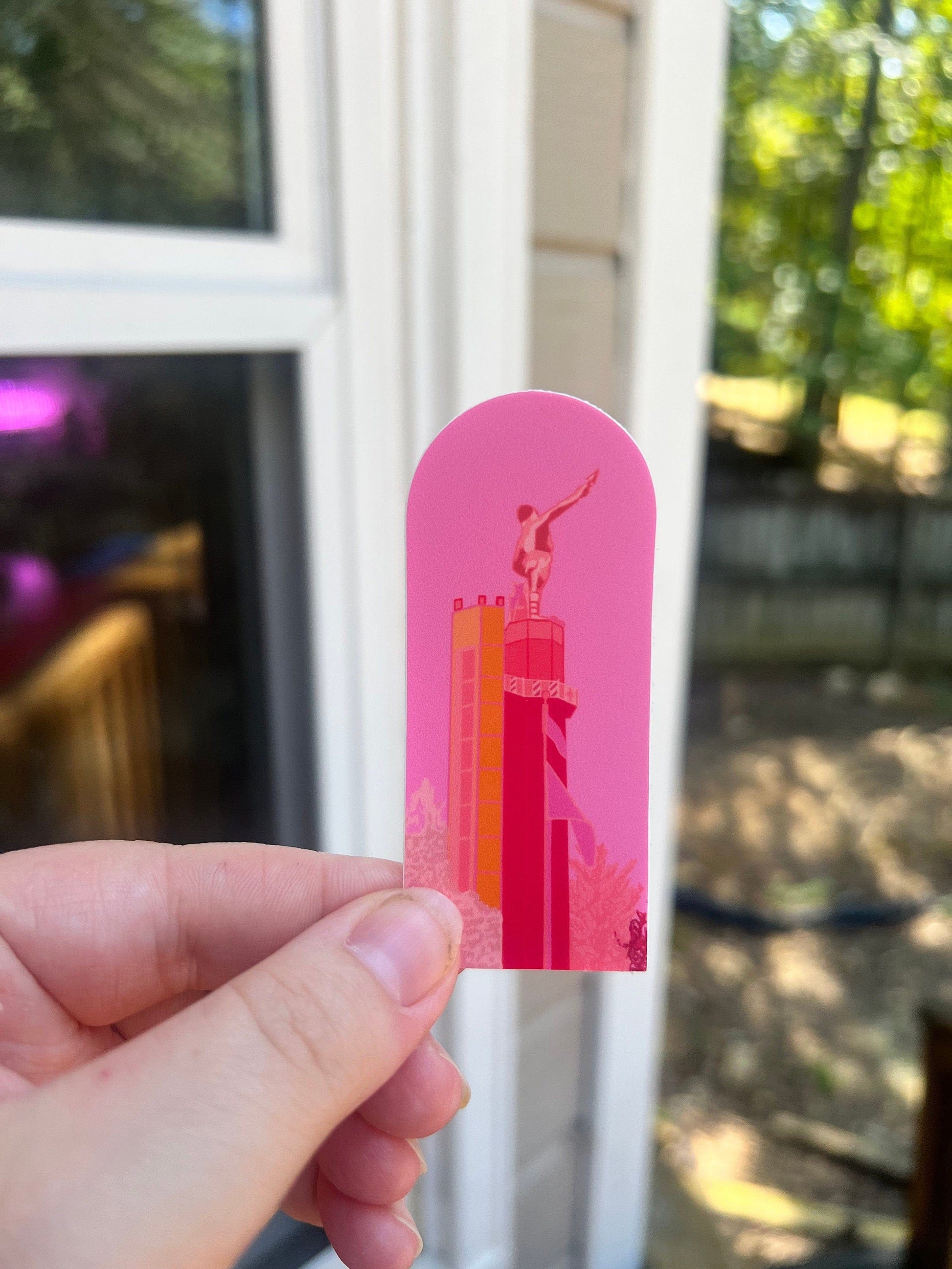 Bailey Made Art Co Vulcan Pink Sticker Sticker