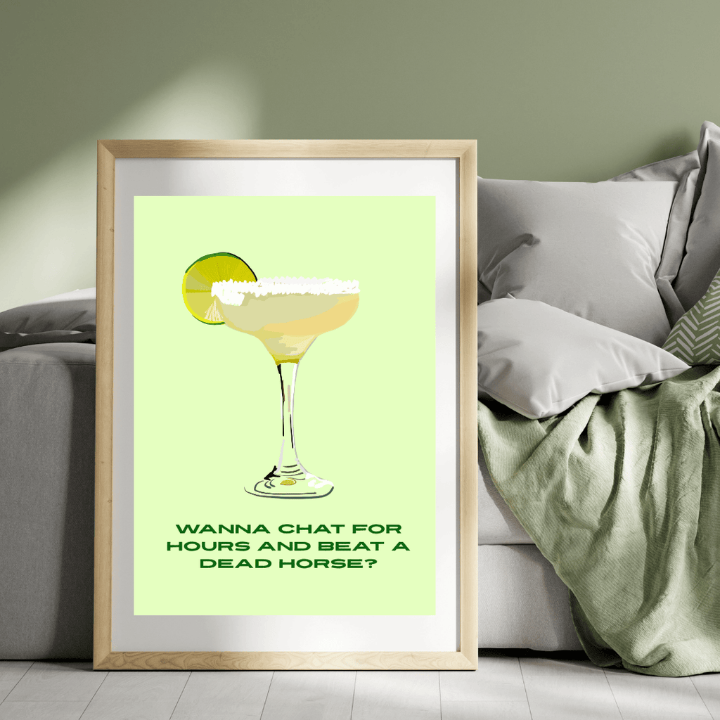 Bailey Made Art Co Wanna Chat? Art print Art