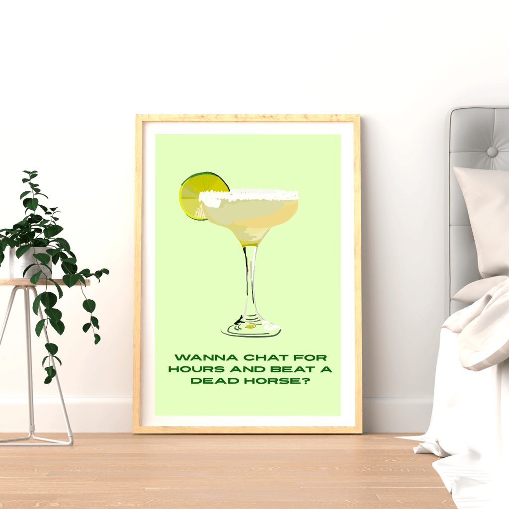 Bailey Made Art Co Wanna Chat? Art print Art