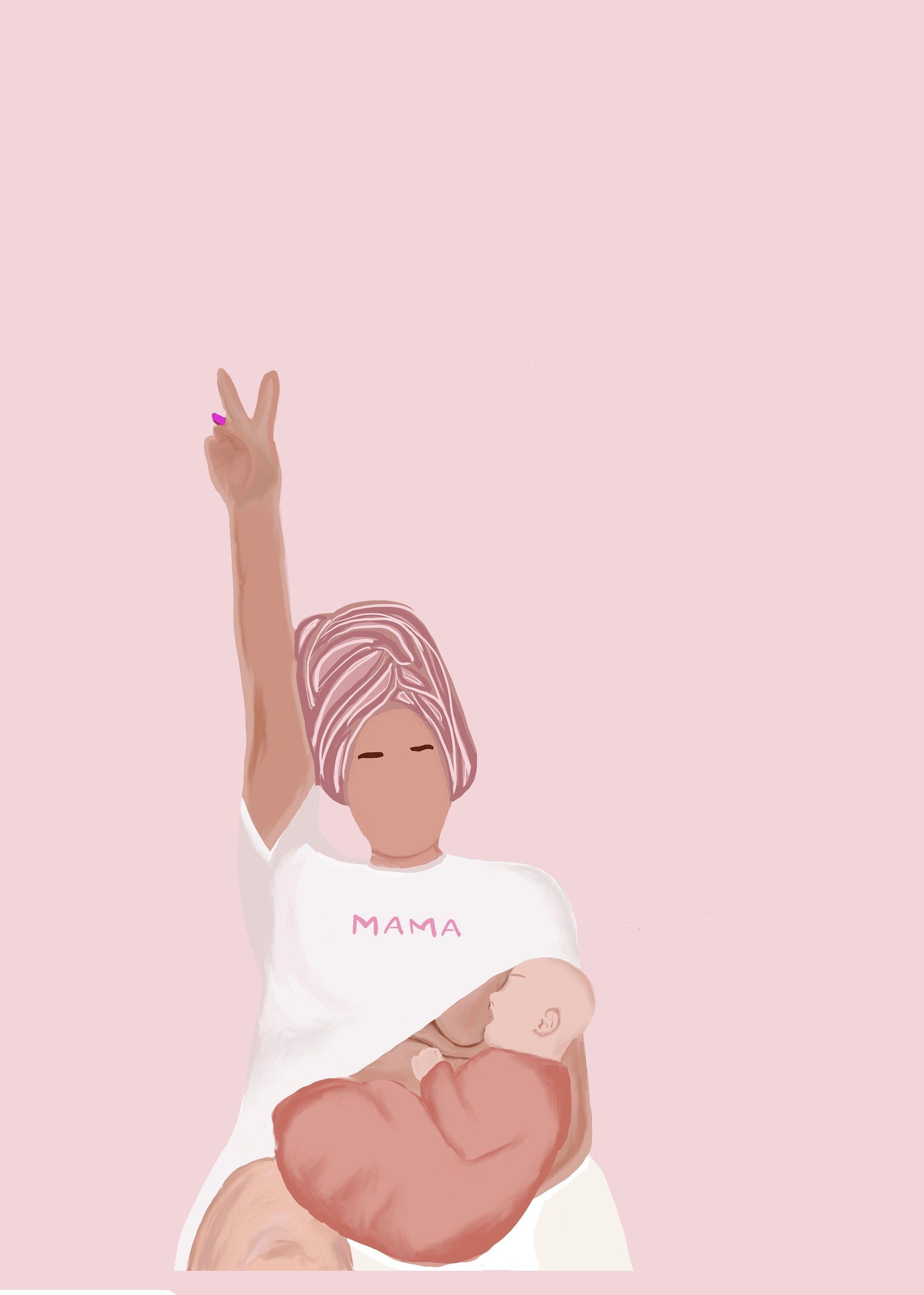 Mama's Breastfeeding Power Print