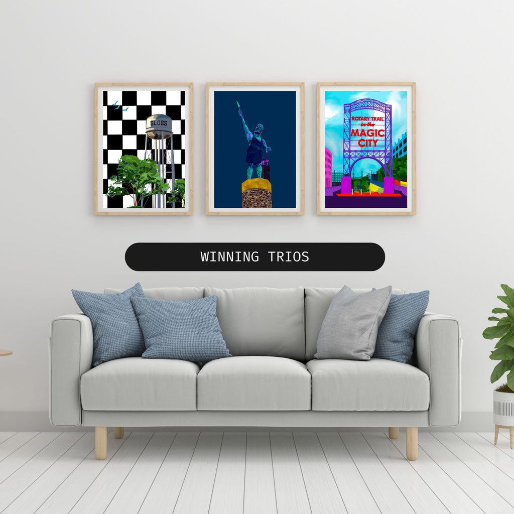 Vulcan Art Print- Blue Velvet Vulcan- Officially Licensed